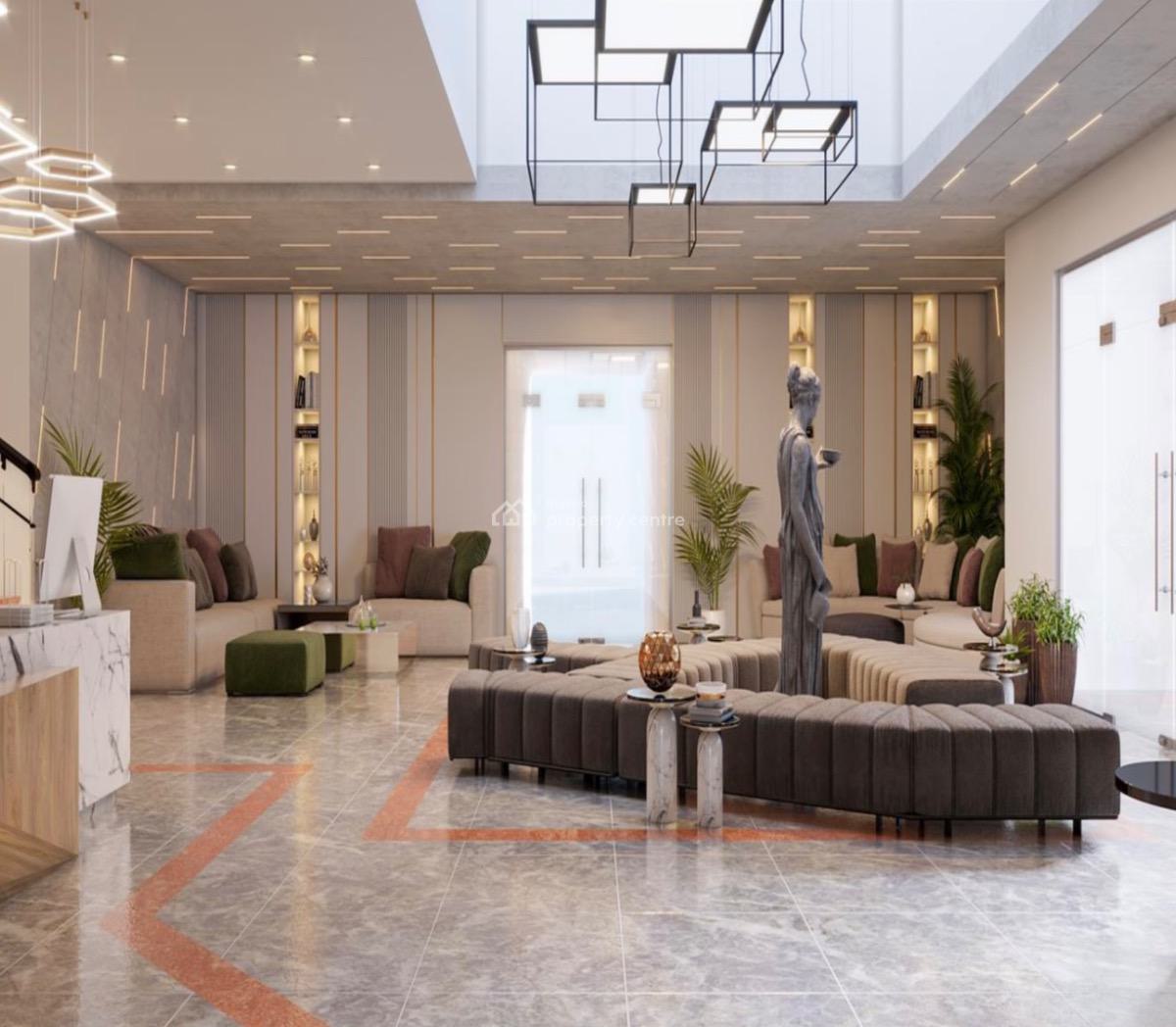 Well Designed Off Plan Glass 3 Bedroom Condo + Bq, Gym, Elevator, Pool, Teslim Elias Close, Off Ahmadu Bello Way, Victoria Island (vi), Lagos, Flat / Apartment for Sale