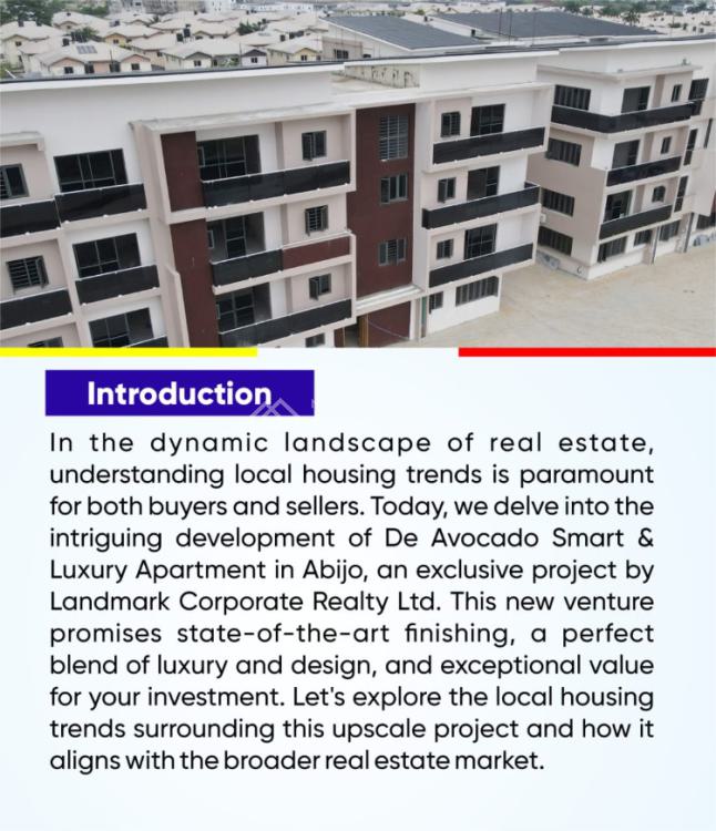 De-avocado Luxury and Smart Home with Up to 3 Bedroom, Inside Chois Garden Estate), Abijo Gra, Abijo, Lekki, Lagos, Block of Flats for Sale