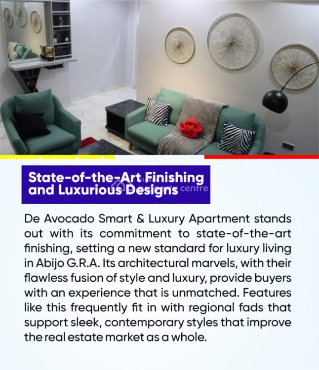 De-avocado Luxury and Smart Home with Up to 3 Bedroom, Inside Chois Garden Estate), Abijo Gra, Abijo, Lekki, Lagos, Block of Flats for Sale