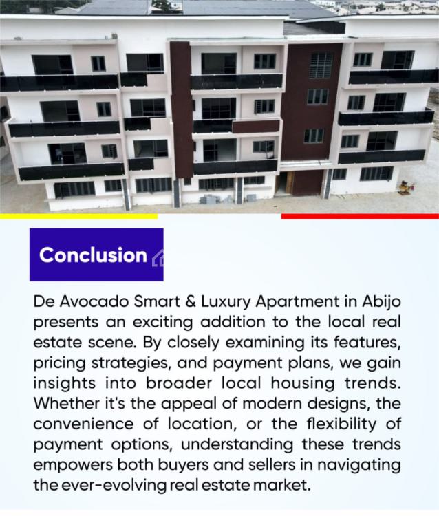 De-avocado Luxury and Smart Home with Up to 3 Bedroom, Inside Chois Garden Estate), Abijo Gra, Abijo, Lekki, Lagos, Block of Flats for Sale