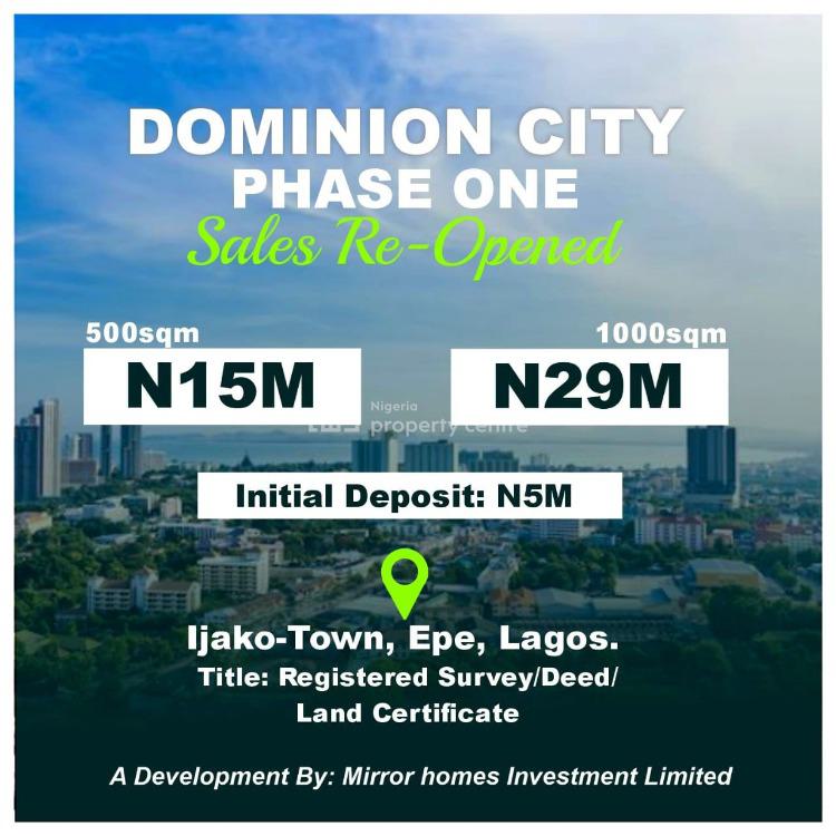 For Sale Dominion City Phase 1, Ijako Town, Epe, Lagos Nigeria