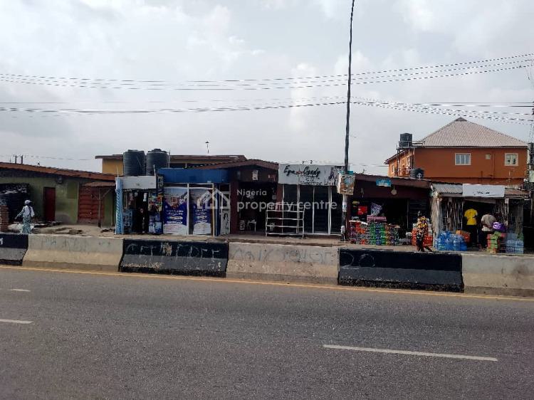 Two Storey Building and a Bungalow at The Back, Along Ogunnusi Road, Ogba, Ikeja, Lagos, Block of Flats for Sale