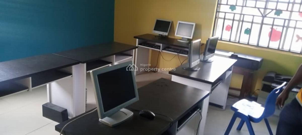 School with 3 Bedroom Flat Staff Quarter, Along Addo Road, Ajah, Lagos, School for Sale