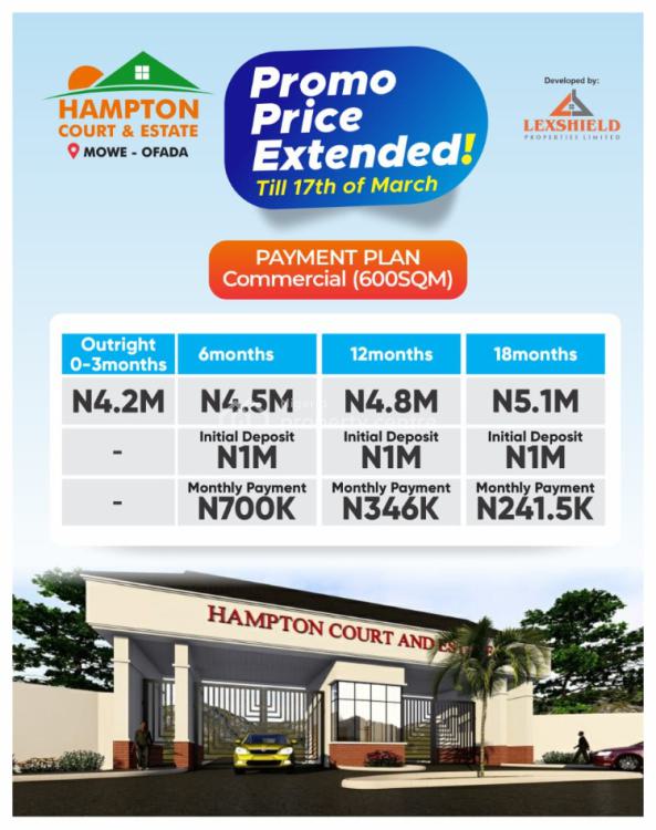 For Sale Land With C Of O At Hampton Court And Estate, Hampton Court And Estate, Mowe Ofada