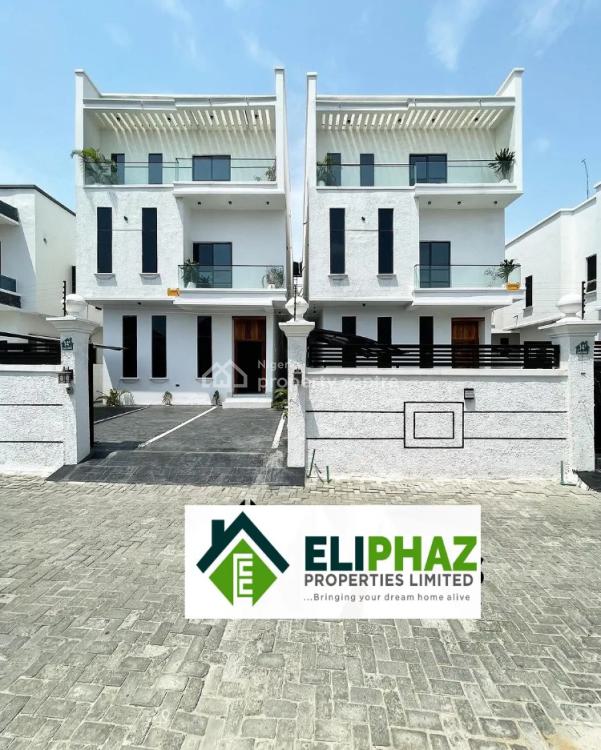 Elegant and Well Finished 6 Bedroom Detached Home, Chevron, Toll Gate, Lekki, Lagos, Detached Duplex for Sale