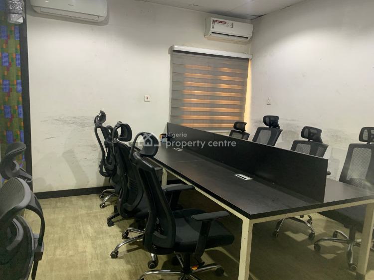 a Fully Furnished 11-man Office Available at Musterpoint., 1 Adekunle Owobiyi Close, Off Oladele Kadiri Close, Ogba, Ikeja, Lagos, Office Space for Rent