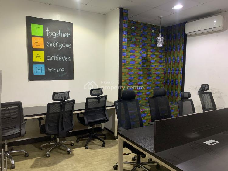 a Fully Furnished 11-man Office Available at Musterpoint., 1 Adekunle Owobiyi Close, Off Oladele Kadiri Close, Ogba, Ikeja, Lagos, Office Space for Rent