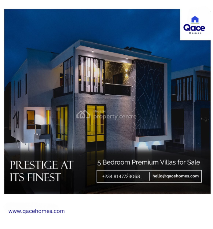 5 Bedrooms. Prestige Homes, Palm Springs Road Behind Nicon Town, Ikate, Lekki, Lagos, Detached Duplex for Sale