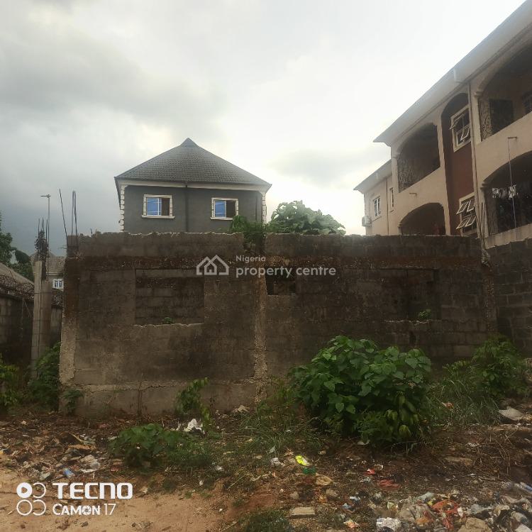 1 Plot of Fenced Surveyed Land with Uncompleted Structure, Divine Neighborhood Estate, Uruatta, Egbu, Owerri Municipal, Imo, Residential Land for Sale