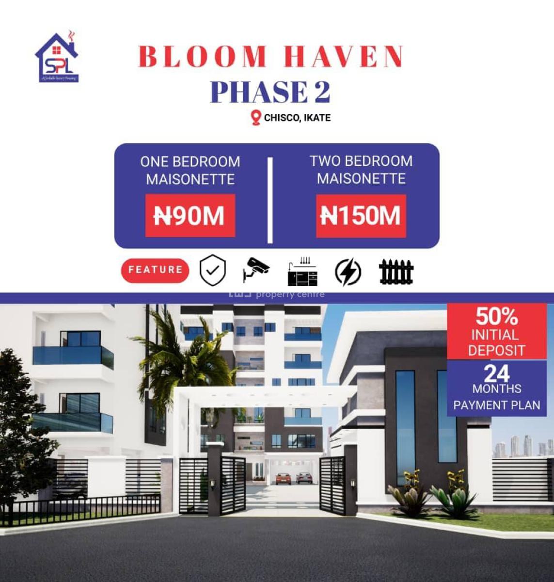 Luxury 3 Bedrooms Maisonette with Boys Quarter with 24hrs Light., Bloom Haven Estate, Ikate, Lekki, Lagos, House for Sale
