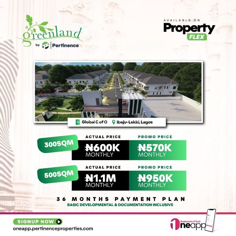 Greenland Estate, Adjacent The Proposed Lekki International Airport, Ibeju Lekki, Lagos, Mixed-use Land for Sale