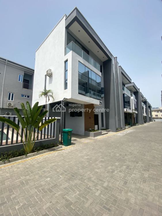 Luxury 4 Bedrooms Terreced Duplex with Room Boys Quarter, By Meadow Hall School, Lekki Phase 1, Lekki, Lagos, Terraced Duplex for Rent
