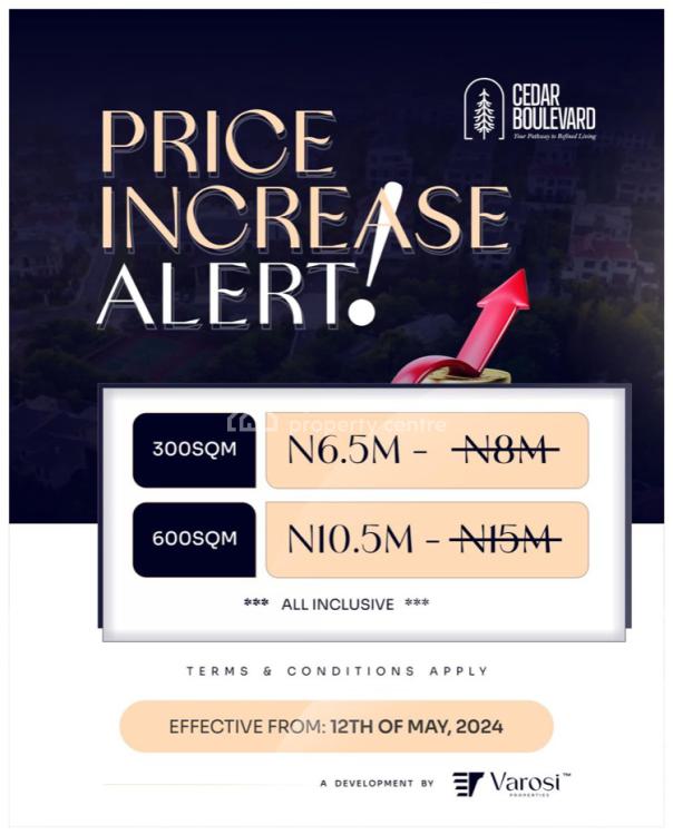 Estate Land, Cedar Boulevard Estate, Ibeju Lekki, Lagos, Mixed-use Land for Sale