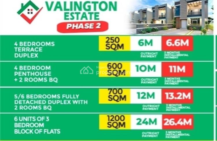 Estate Land, Airport Road, Behind Dunamis Church Valington Phase 2, Lugbe District, Abuja, Residential Land for Sale