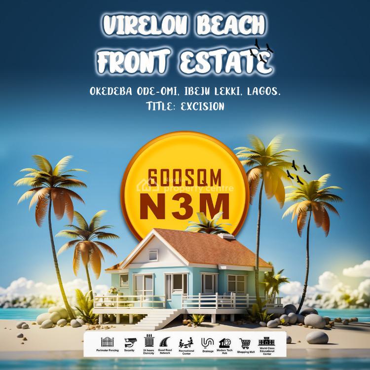 Eco Luxury Beachfront Land Available, Igbogun, Ode Omi, Ibeju Lekki, Lagos, Residential Land for Sale