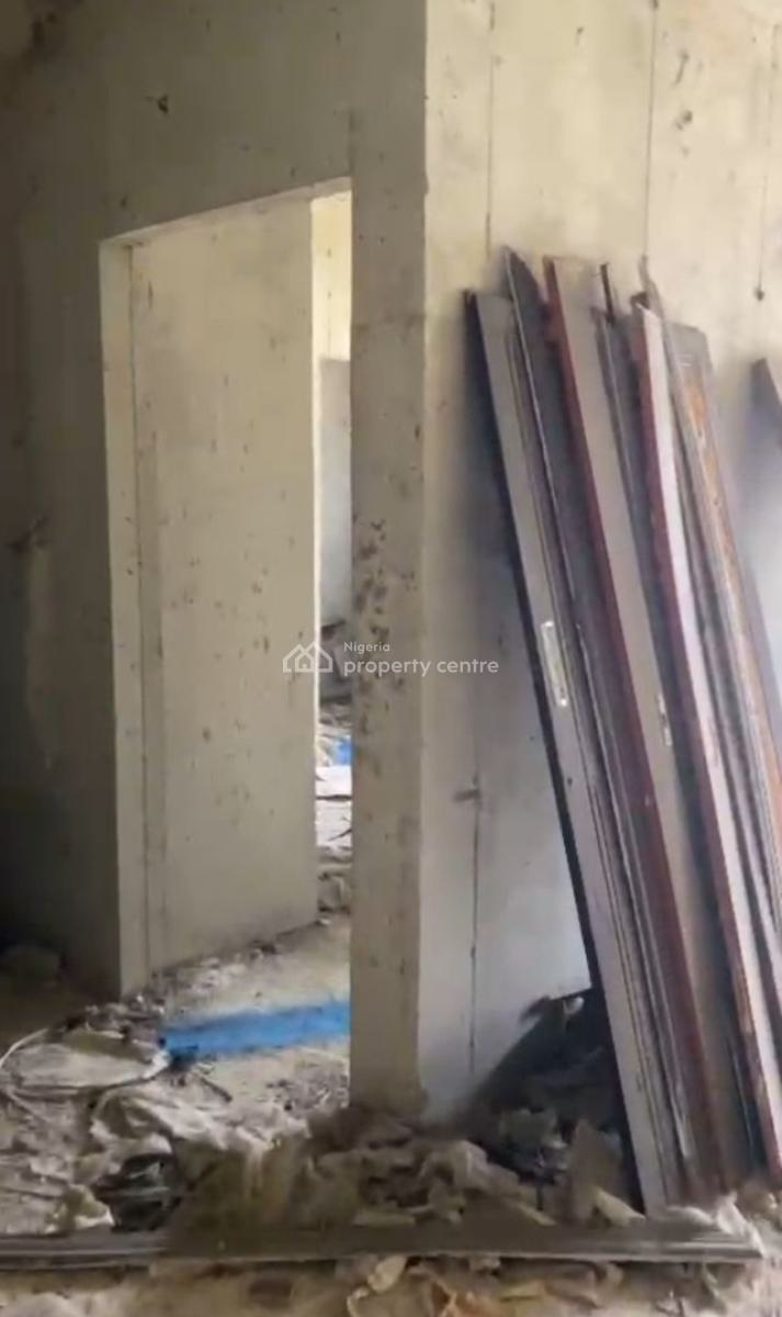 Solid 4 Bedroom Terraced House with Bq (carcass), Lekki Pearl Estate, Behind Blenco Supermarket, Sangotedo, Ajah, Lagos, Terraced Duplex for Sale