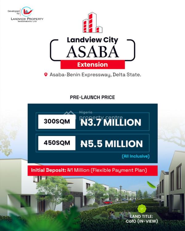 The Most Affordable Land in a Strategic Location, Land View Estate Extension, Asaba, Delta, Residential Land for Sale