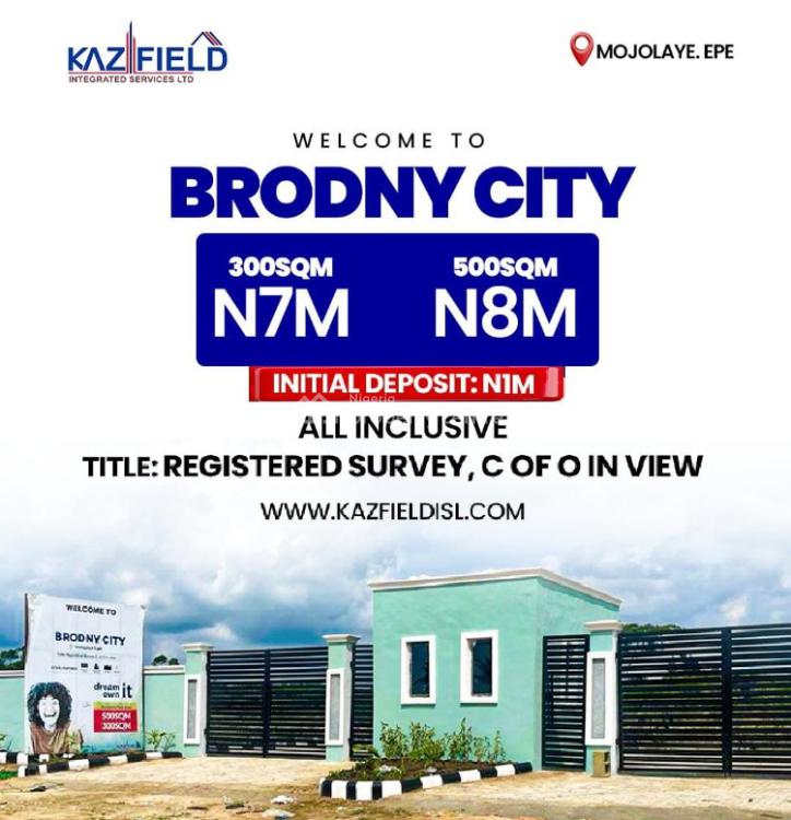Affordable Land with Flexible Payment Plans, Brodny City, Molajoye, Epe, Lagos, Residential Land for Sale