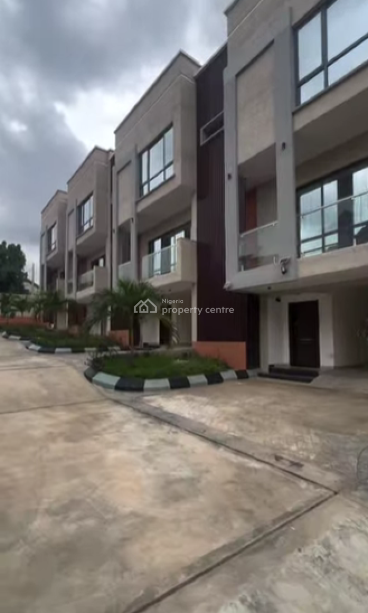 an Exquisitely Built 4 Bedroom Terrace Detached  Duplex with a Bq, Off Titilayo Street, Omole Phase 1, Ikeja, Lagos, Terraced Duplex for Sale
