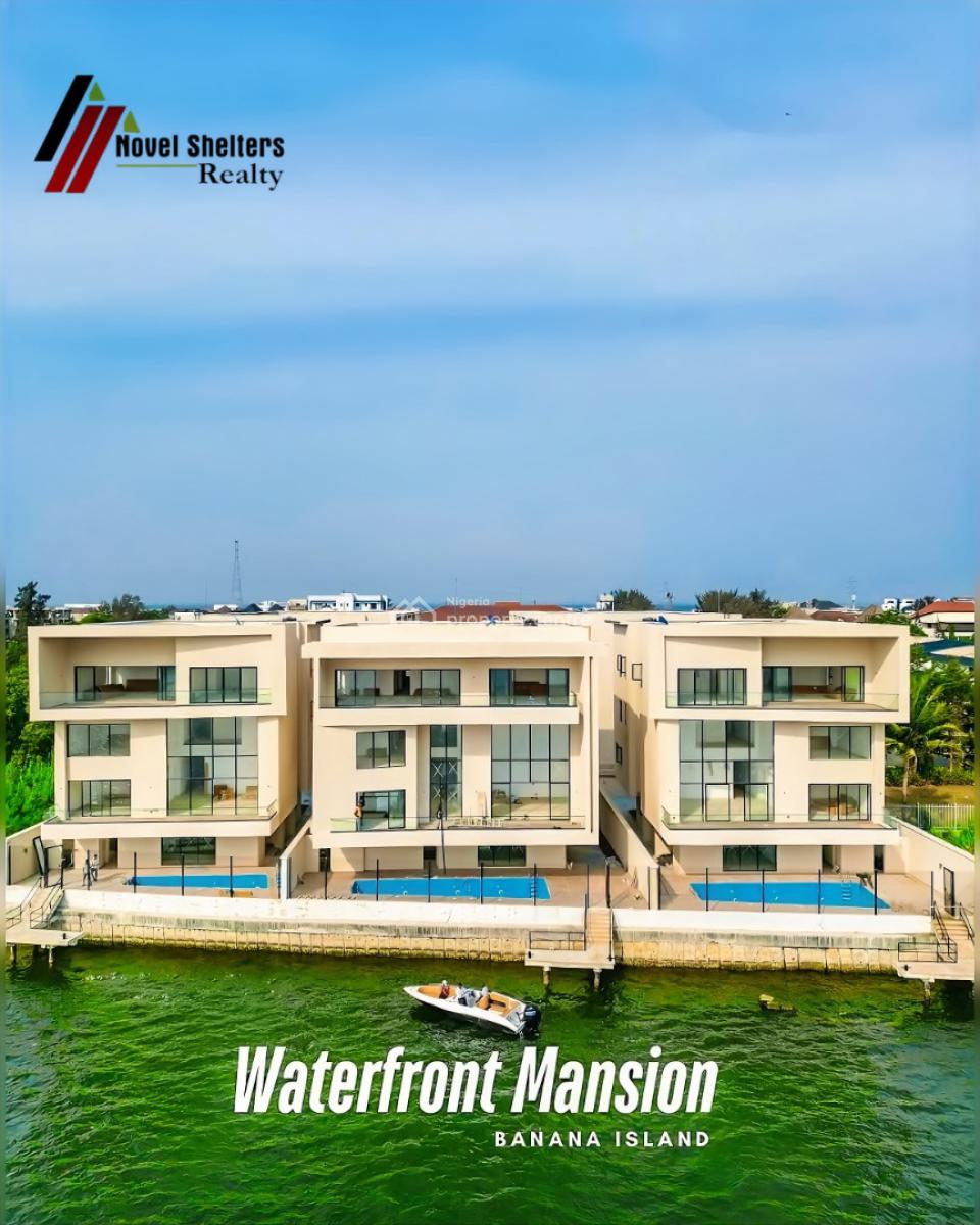 Exquisitely Finished 6 Bedroom Mansion House with Attached 2 Bq, Banana Island, Ikoyi, Lagos, Detached Duplex for Sale