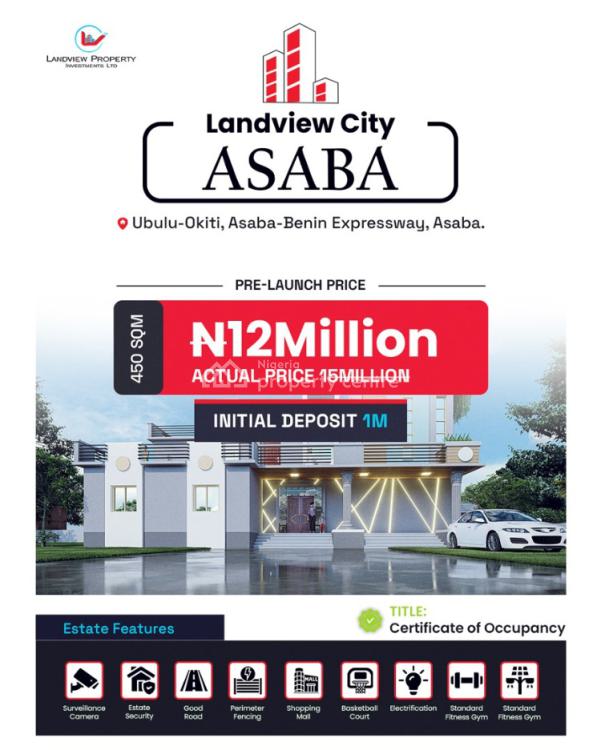 Beautiful Landview Property, Land View Estate, Asaba, Delta, Mixed-use Land for Sale