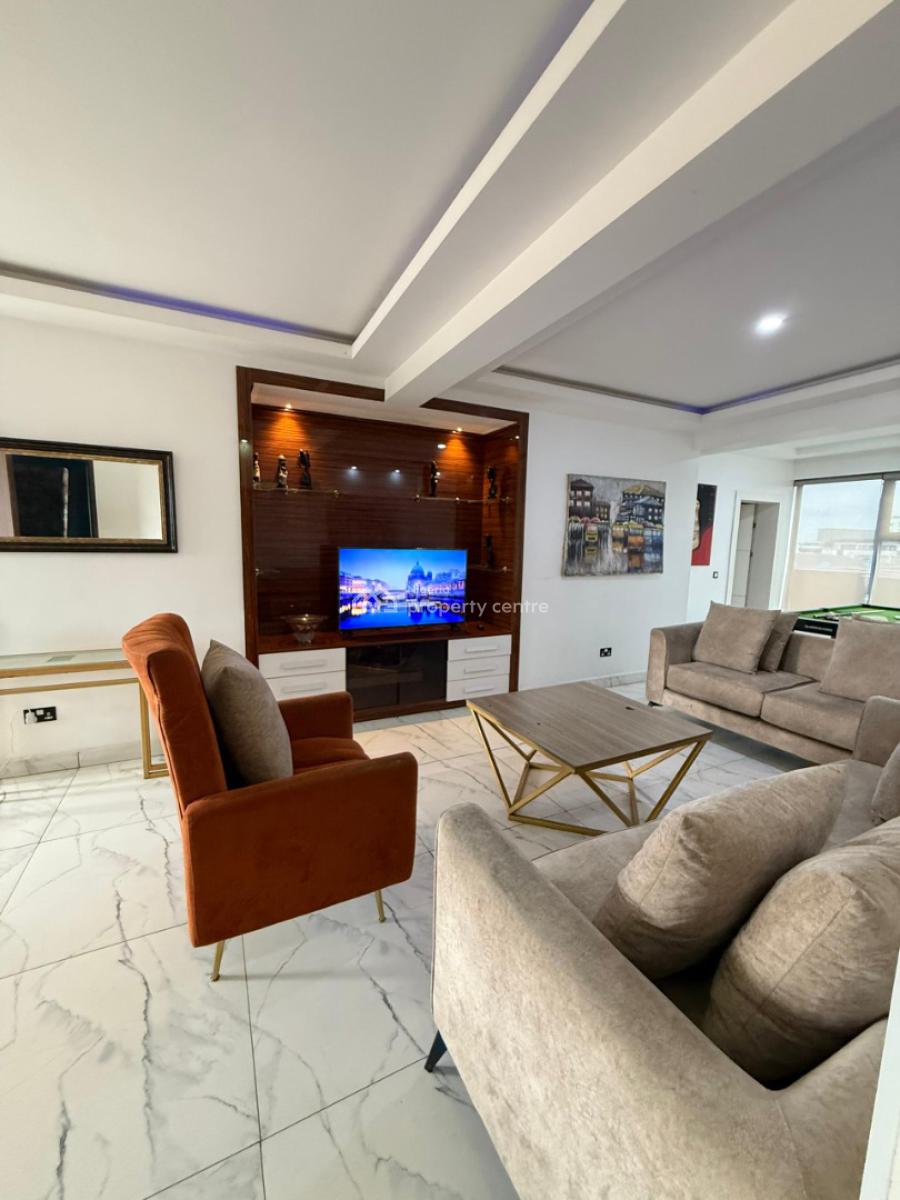 Lovely Two Bedrooms Penthouse with Snooker, Chisco, Ikate, Lekki, Lagos, Flat / Apartment Short Let