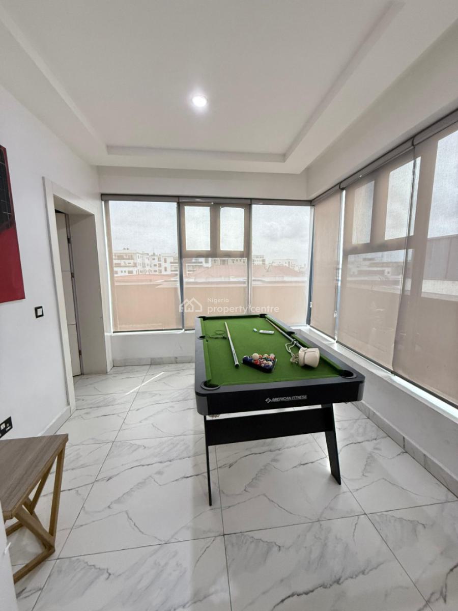 Lovely Two Bedrooms Penthouse with Snooker, Chisco, Ikate, Lekki, Lagos, Flat / Apartment Short Let