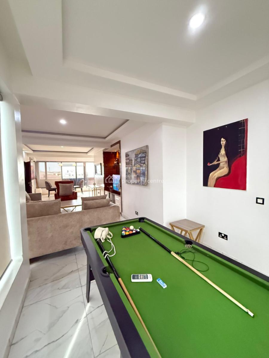 Lovely Two Bedrooms Penthouse with Snooker, Chisco, Ikate, Lekki, Lagos, Flat / Apartment Short Let