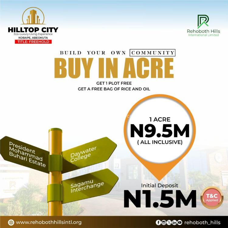 For Sale: Hilltop City, Kobape, Abeokuta North, Ogun | Nigeria Property ...