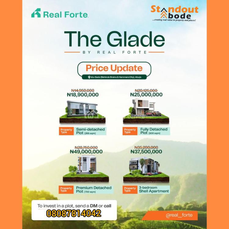 For Sale Own A Plot Of Land, The Glades, Idu Sado, Behind Brains