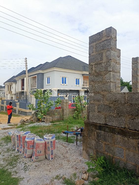 4 Bedroom Semi-detached Duplex Carcass, By Nut, Lugbe District, Abuja, Semi-detached Duplex for Sale