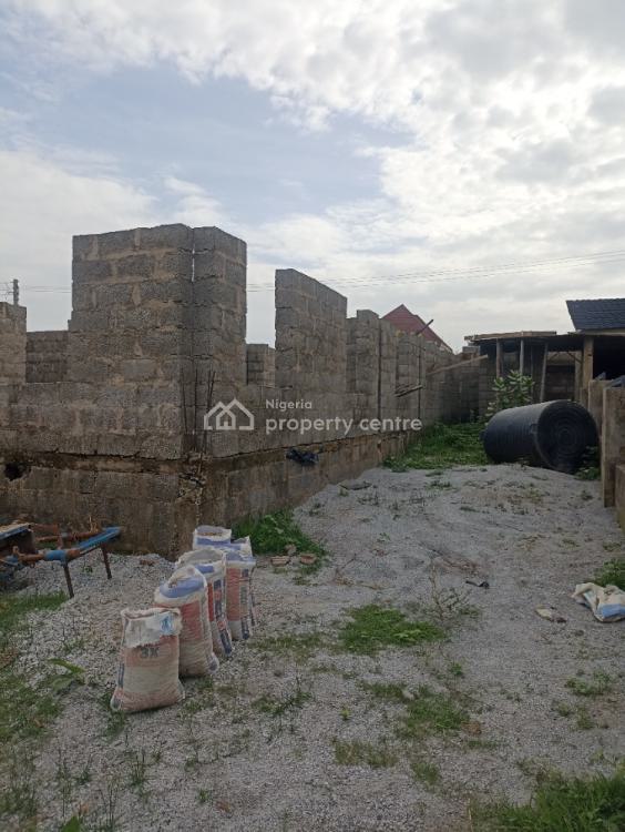 4 Bedroom Semi-detached Duplex Carcass, By Nut, Lugbe District, Abuja, Semi-detached Duplex for Sale