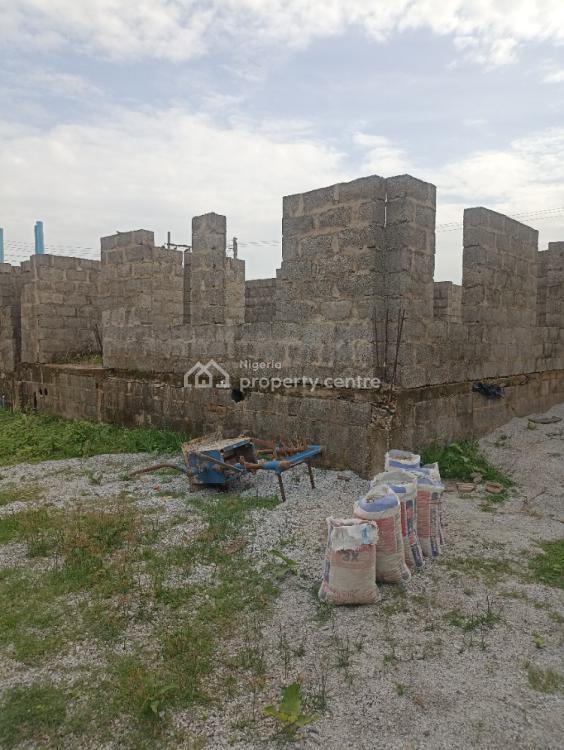 4 Bedroom Semi-detached Duplex Carcass, By Nut, Lugbe District, Abuja, Semi-detached Duplex for Sale