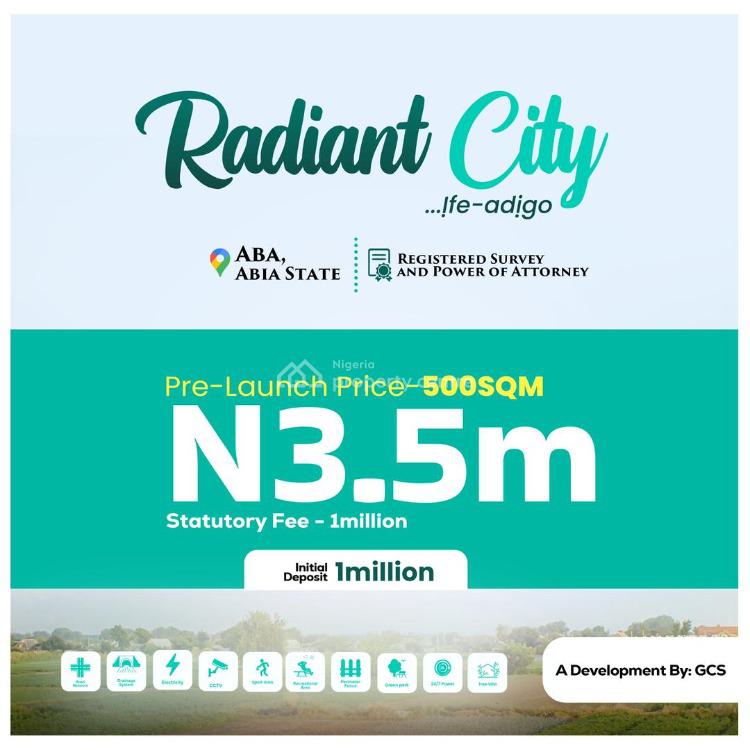 a Dry Table Land in a Beautiful Neighborhood, Aba, Abia, Mixed-use Land for Sale