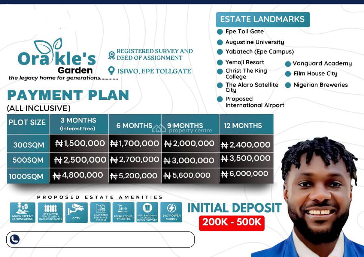 Affordable Land with High Return on Investment, Orackles Garden Estate, Epe, Lagos, Mixed-use Land for Sale