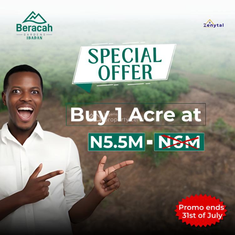 All Inclusive C of O, Ido-eruwa, Beracah Gardens, Ibadan, Oyo, Residential Land for Sale