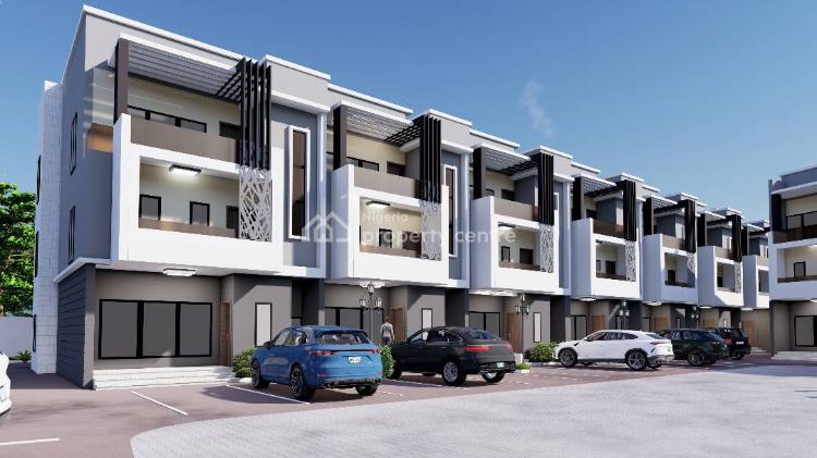 4 Bedroom Terrace Triplex in a Mini Estate, Opp Paradise Valley Zeberced, Katampe, Abuja, Terraced Duplex for Sale