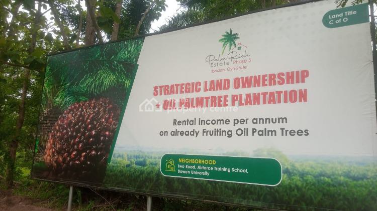 Land with Palm Oil Production for Passive Income + Land Appreciation, Iwo Road, Ibadan, Oyo, Mixed-use Land for Sale
