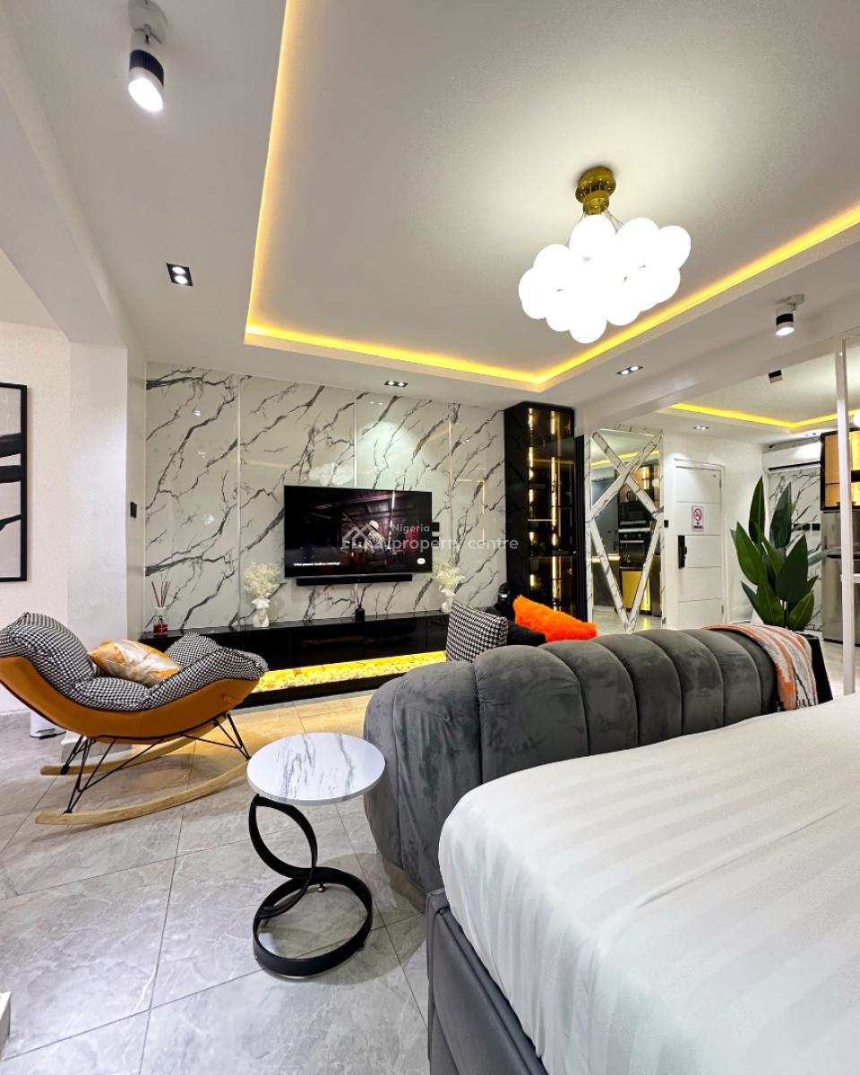 Brand New Very Big Studio Apartment with a Bar and Large Dining Space, Admiralty Road, Lekki Phase 1, Lekki, Lagos, Mini Flat (room and Parlour) Short Let