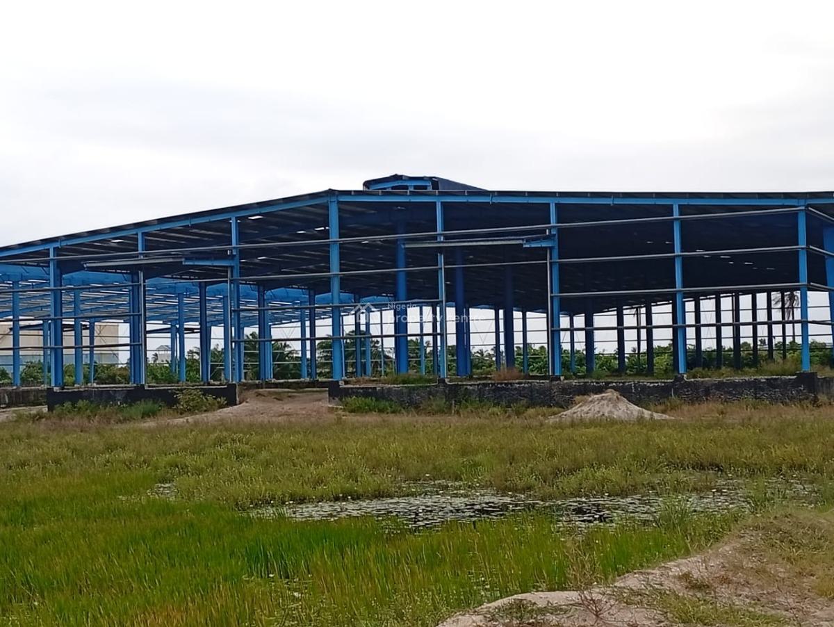 2 Bay Warehouse of 9,240sqm with Admin Buildings, By Dangote Refinery, Ibeju Lekki, Lagos, Warehouse for Rent