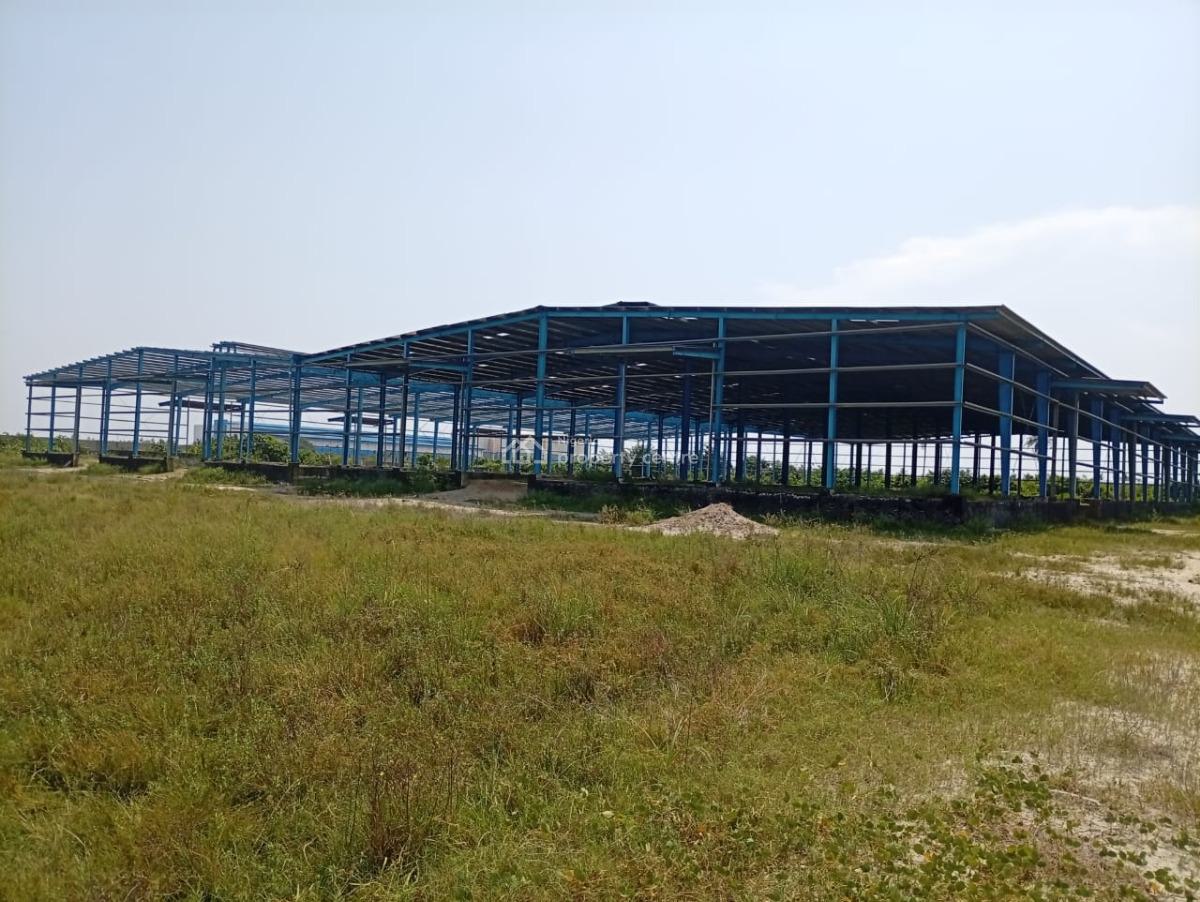 2 Bay Warehouse of 9,240sqm with Admin Buildings, By Dangote Refinery, Ibeju Lekki, Lagos, Warehouse for Rent