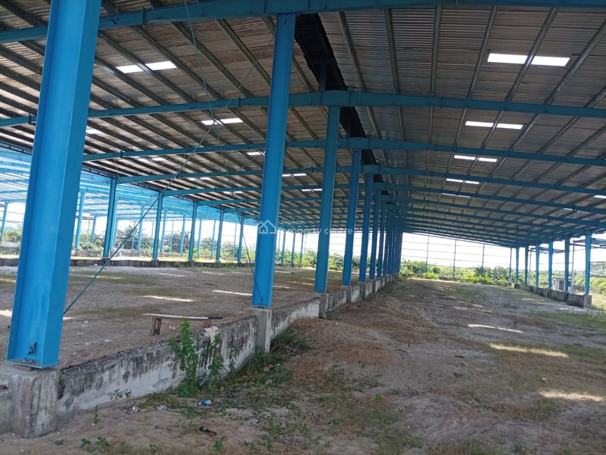 2 Bay Warehouse of 9,240sqm with Admin Buildings, By Dangote Refinery, Ibeju Lekki, Lagos, Warehouse for Rent