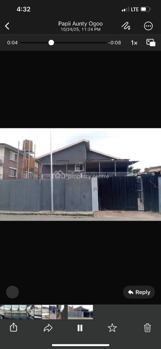 10 Units Flats, Chief Natufe Street, Bode Thomas, Surulere, Lagos, Block of Flats for Sale