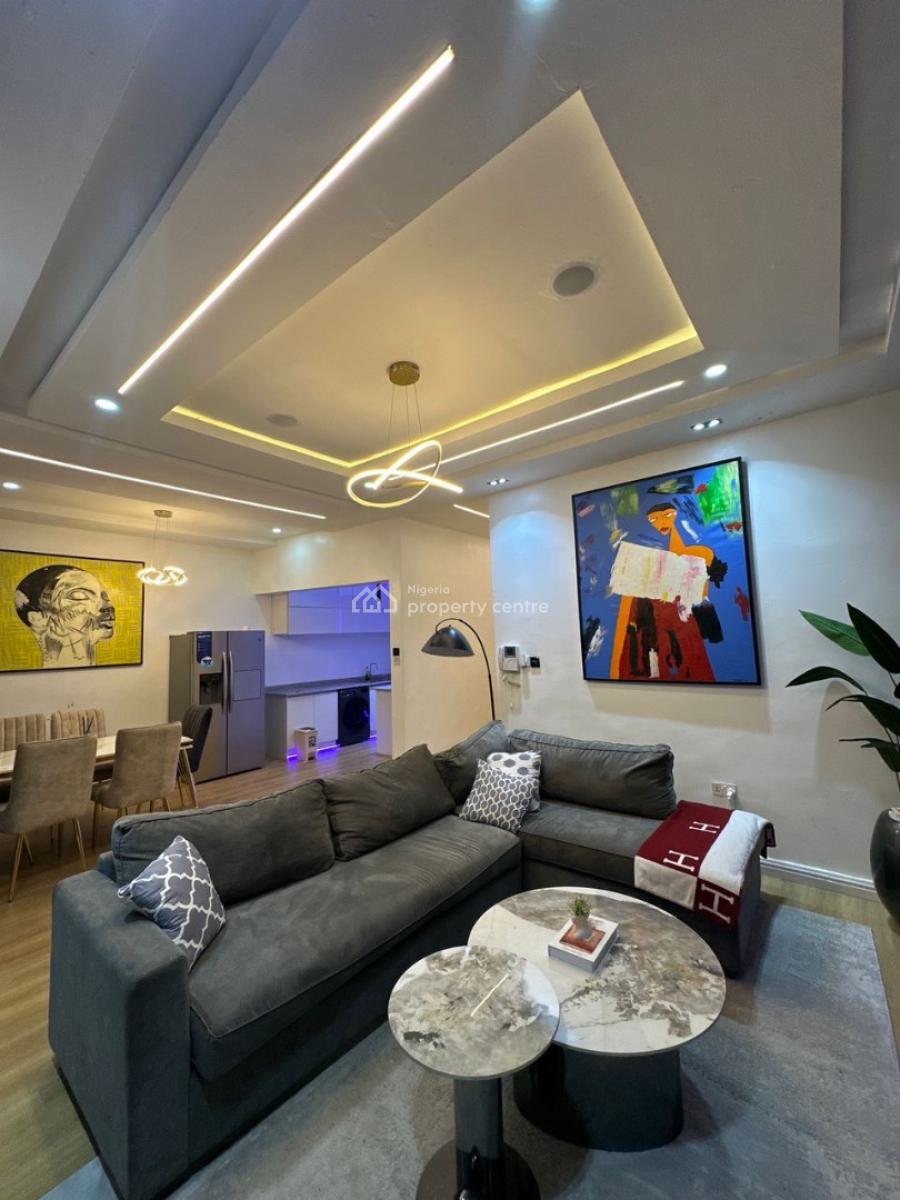 Peony; Gorgeous 3 Bedrooms Facility with Ps5, Pool & Gym, Ikate, Lekki, Lagos, Flat / Apartment Short Let