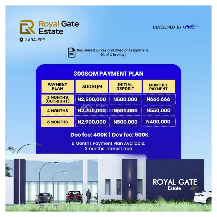 Estate Land, Royal Gate Garden, Epe, Lagos, Residential Land for Sale