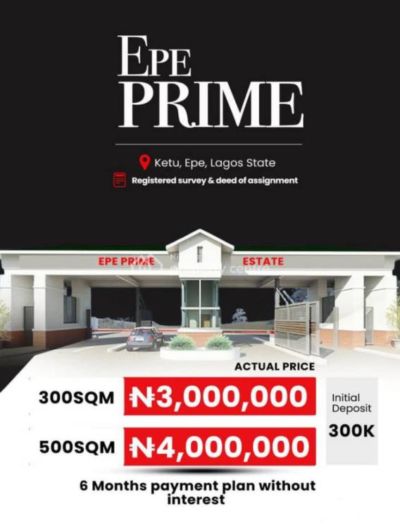 Land  Less Than 2 Minutes Drive to The Express, Prime Estate, Epe, Lagos, Mixed-use Land for Sale