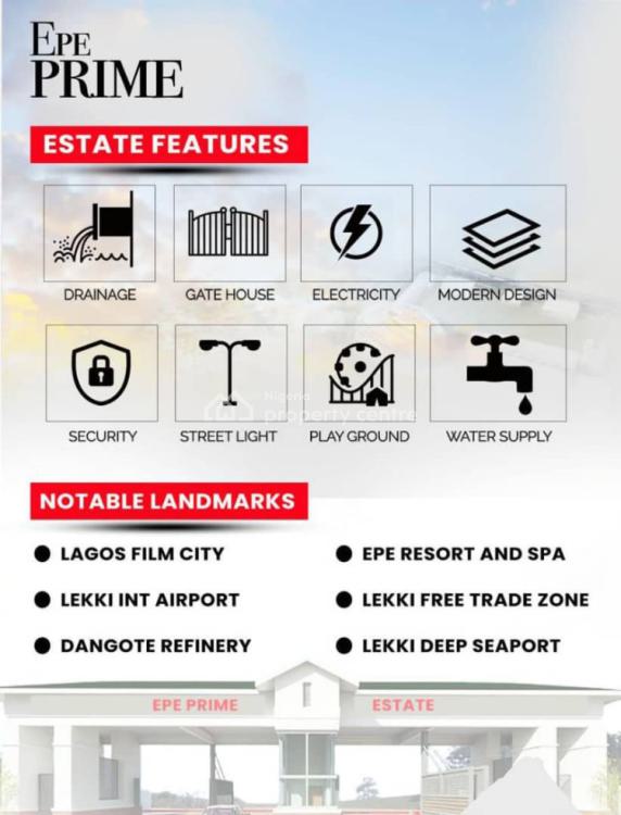 Land  Less Than 2 Minutes Drive to The Express, Prime Estate, Epe, Lagos, Mixed-use Land for Sale