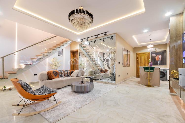 Newly Built 2 Bedrooms Maisonette Apartment with Great Amenities, Off Freedom Way, Lekki Phase 1, Lekki, Lagos, Flat / Apartment Short Let