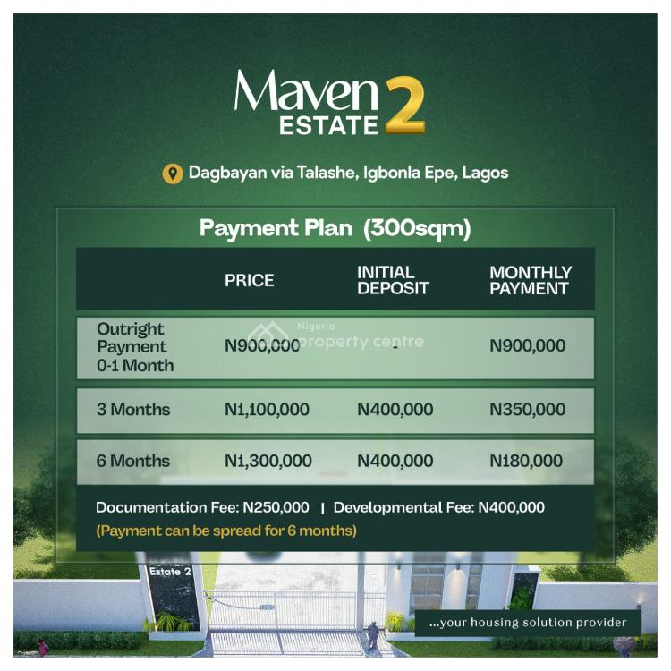 Affordable Plots of 100% Dryland, Maven Estate Phase 2, Epe, Lagos, Mixed-use Land for Sale