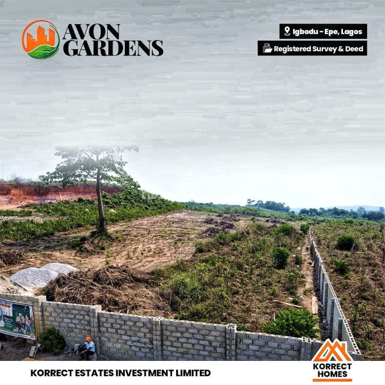 Secured Estate Land Plots (registered Survey), Igbodu, Epe, Lagos, Residential Land for Sale